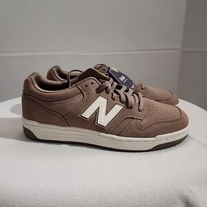 New Balance 480 Womans/Men's Tan Suede Sneakers
